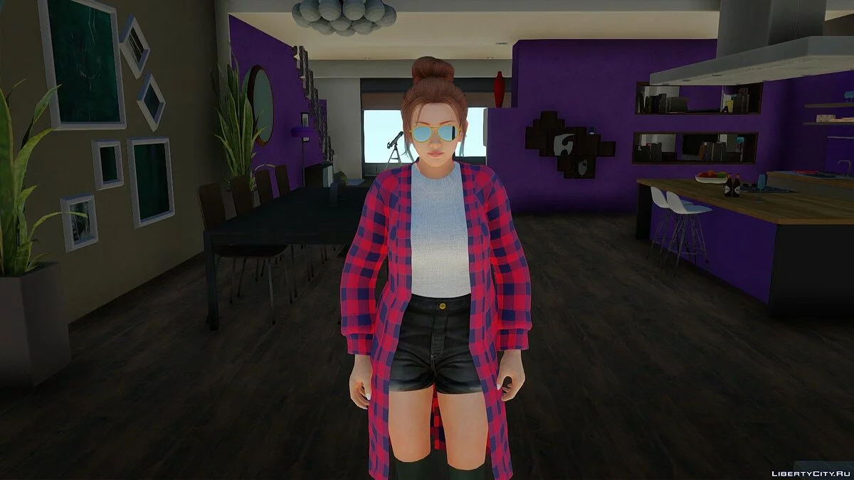 Мэй Ширануи в повседневной одежде корейский стиль v4 / GTA San Andreas