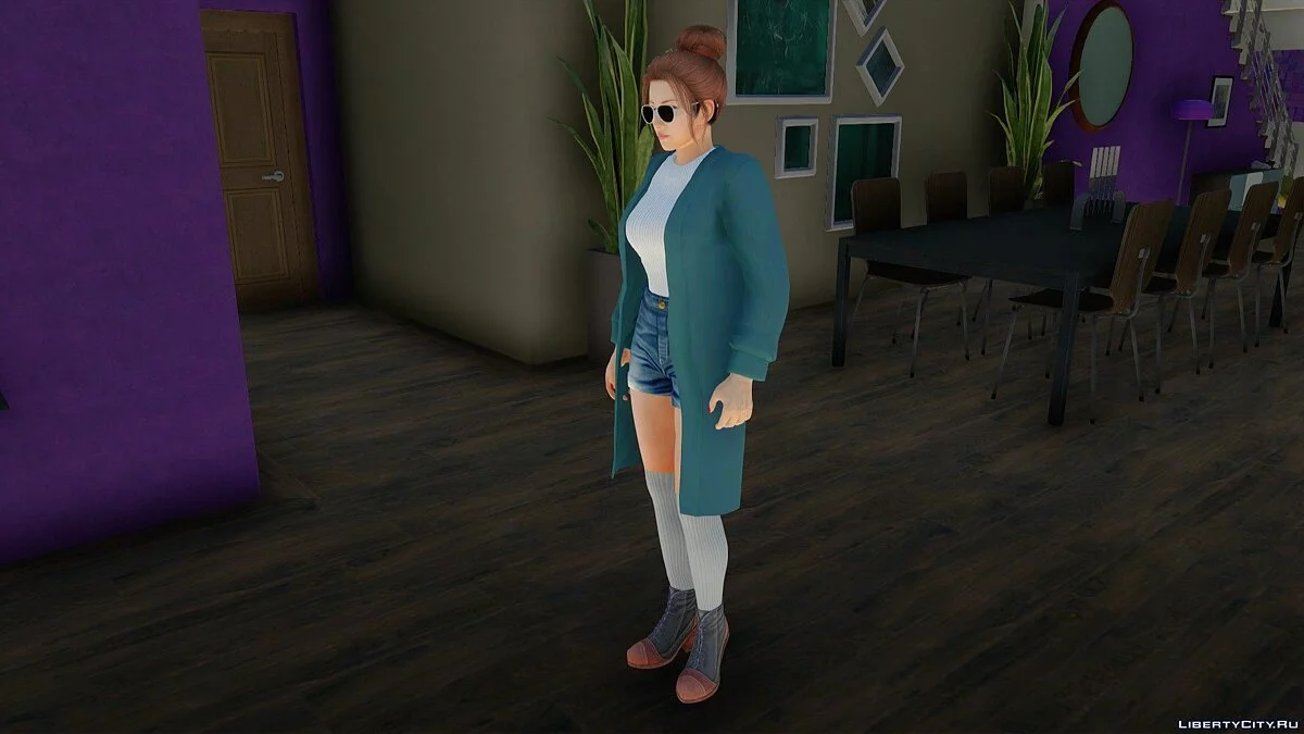 Мэй Ширануи в повседневной одежде корейский стиль v4 / GTA San Andreas