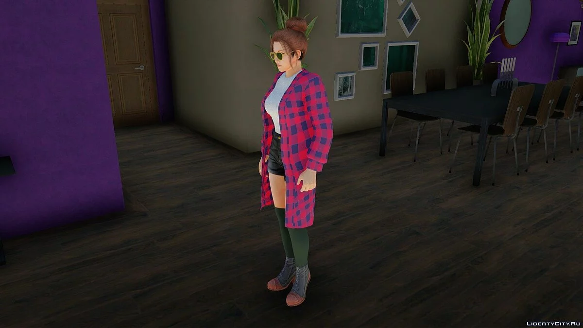 Мэй Ширануи в повседневной одежде корейский стиль v4 / GTA San Andreas