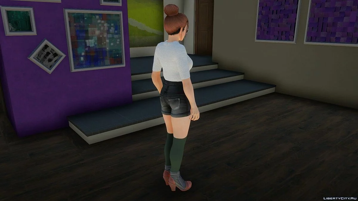 Мэй Ширануи в повседневной одежде корейский стиль v2 / GTA San Andreas