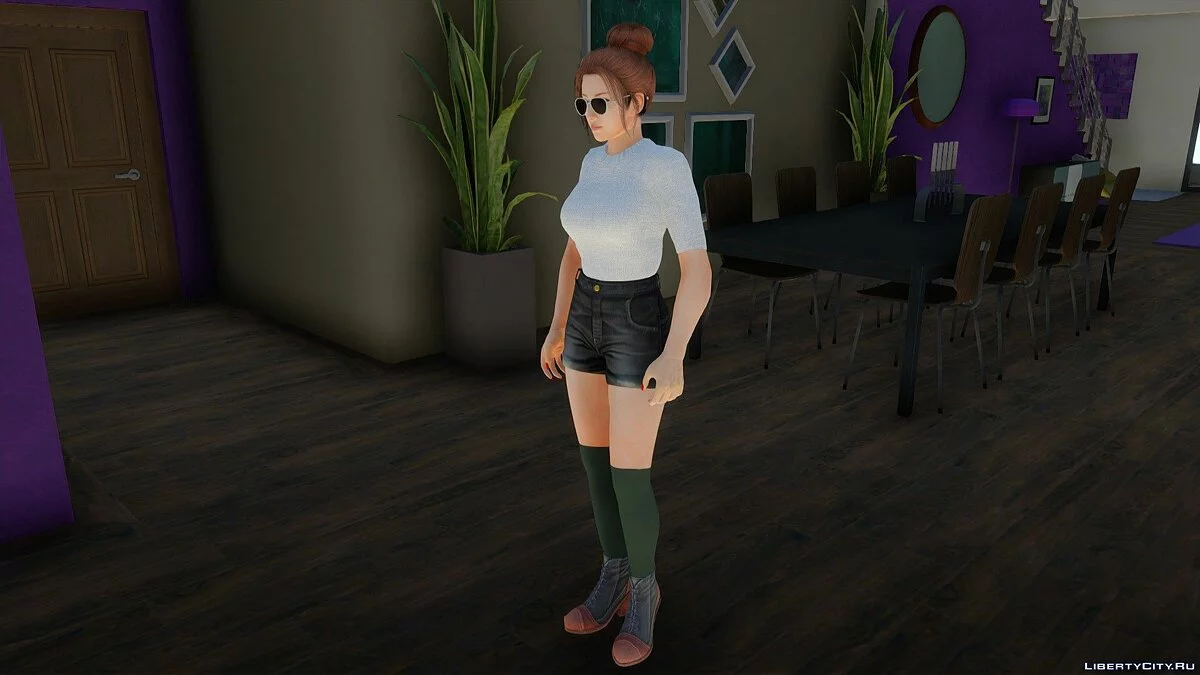 Мэй Ширануи в повседневной одежде корейский стиль v2 / GTA San Andreas