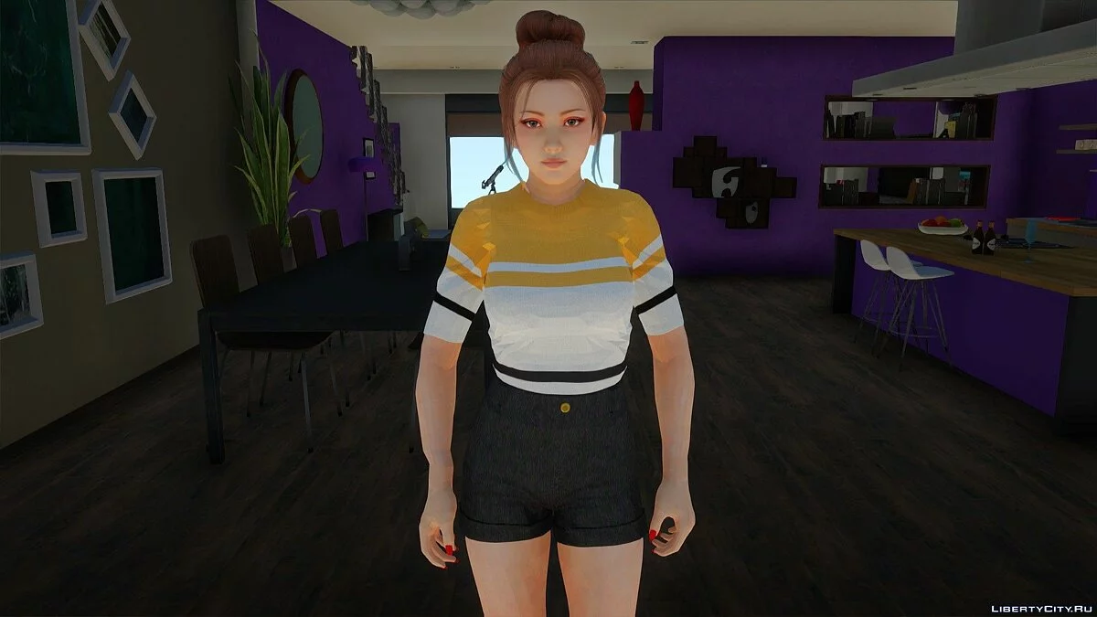 Мэй Ширануи в повседневной одежде корейский стиль v2 / GTA San Andreas