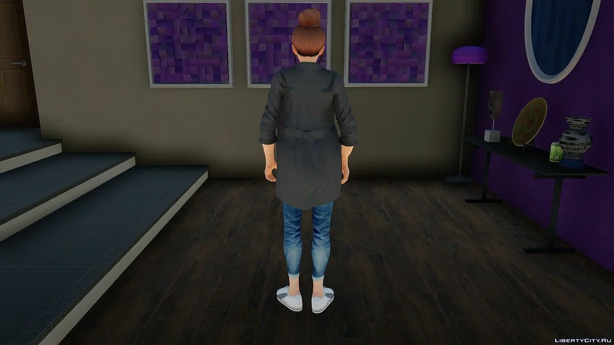 Мэй Ширануи в повседневной одежде корейский стиль / GTA San Andreas