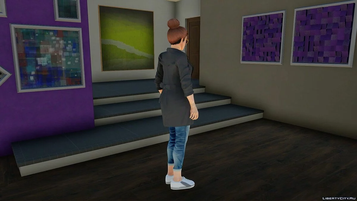 Мэй Ширануи в повседневной одежде корейский стиль / GTA San Andreas