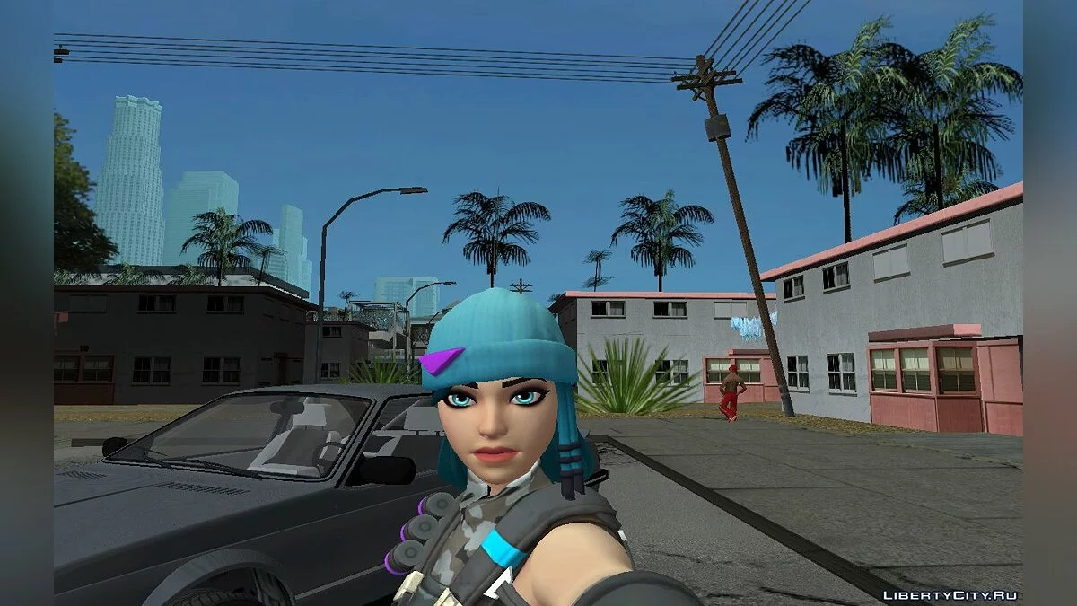 Outcast из Фортнайт / GTA San Andreas