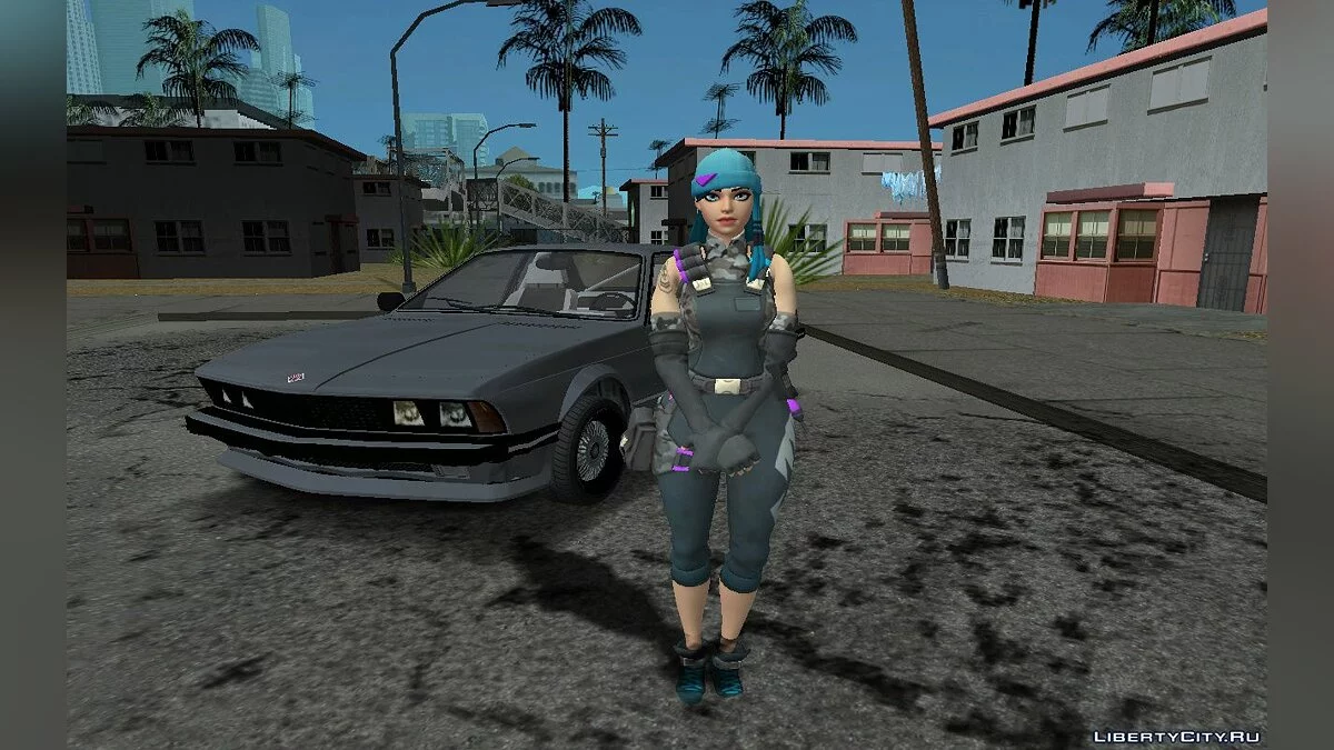 Outcast из Фортнайт / GTA San Andreas