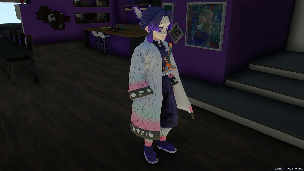 Шинобу Кочо из Kimetsu no Yaiba / GTA San Andreas