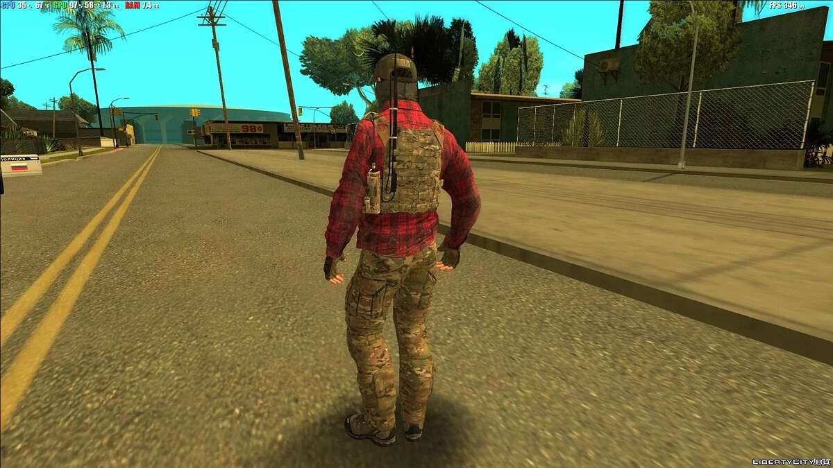 Сотрудник частной военной фирмы USA / GTA San Andreas
