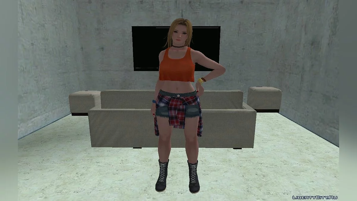 Тина Армстронг костюм 5 / GTA San Andreas