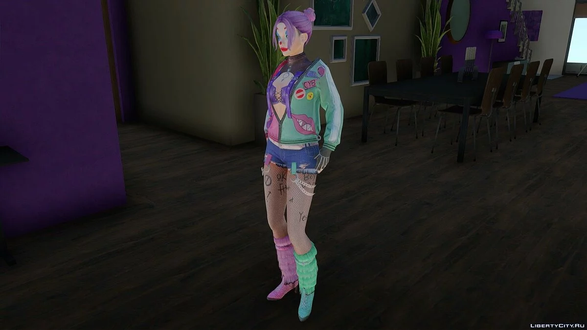 Zero (Clothes Party Hard) из Cyber Hunter / GTA San Andreas