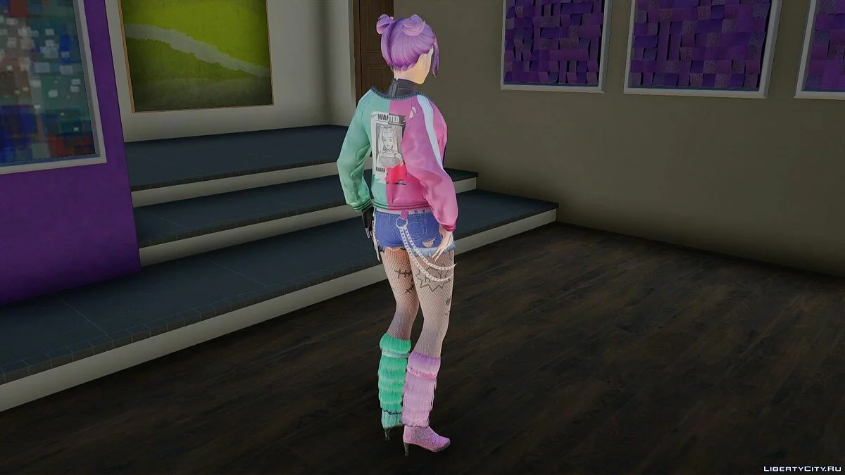 Zero (Clothes Party Hard) из Cyber Hunter / GTA San Andreas