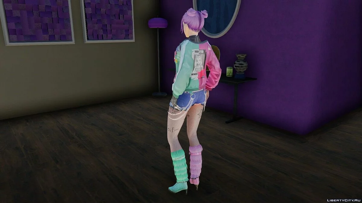 Zero (Clothes Party Hard) из Cyber Hunter / GTA San Andreas