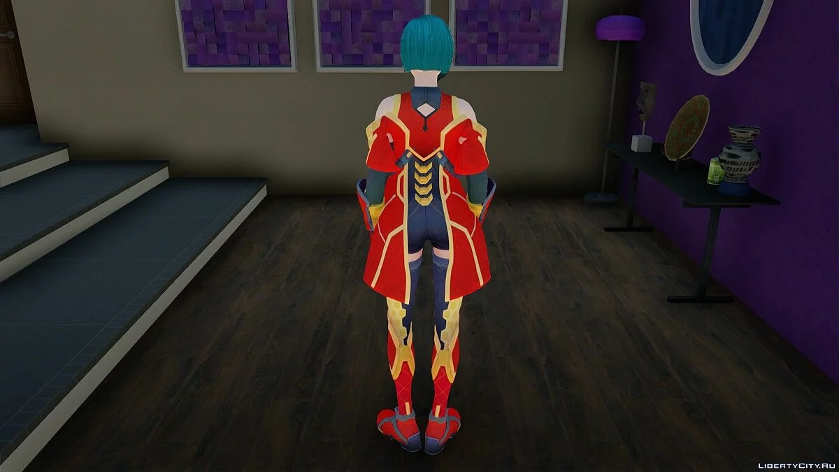 Zero Flaming Suit из Cyber Hunter / GTA San Andreas