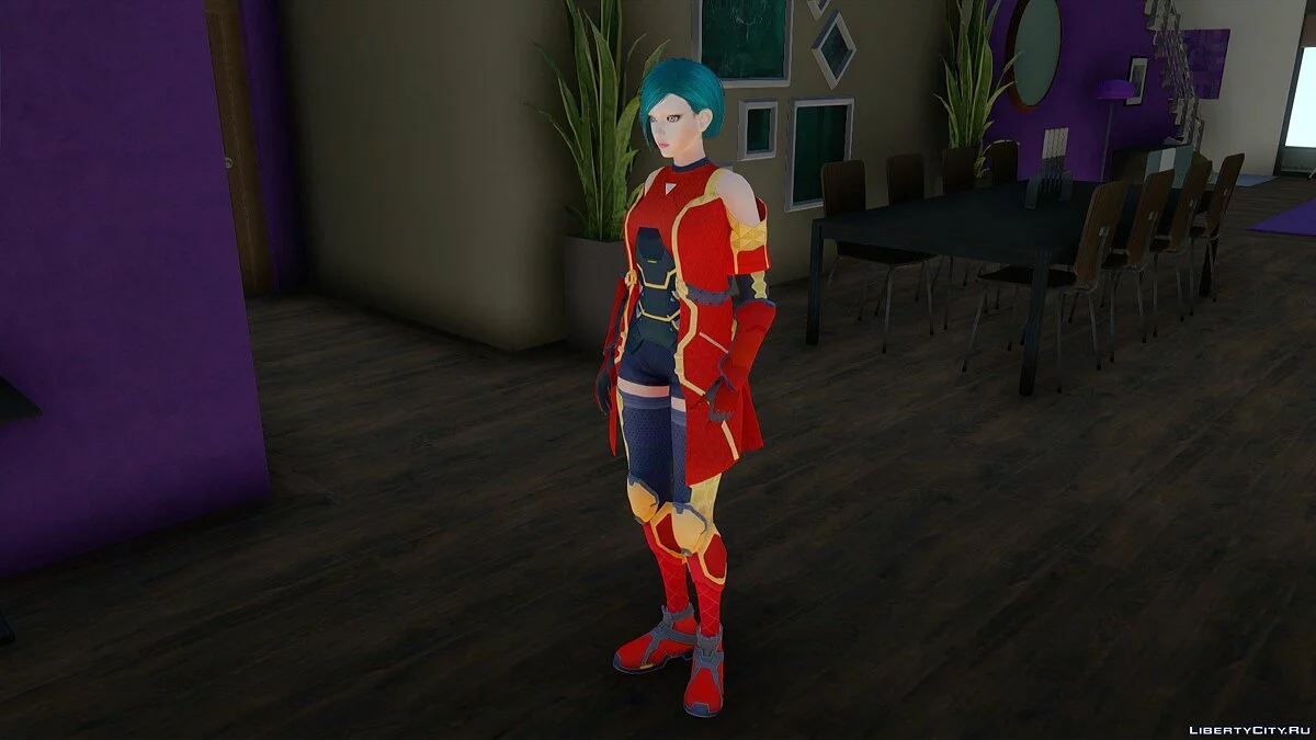 Zero Flaming Suit из Cyber Hunter / GTA San Andreas