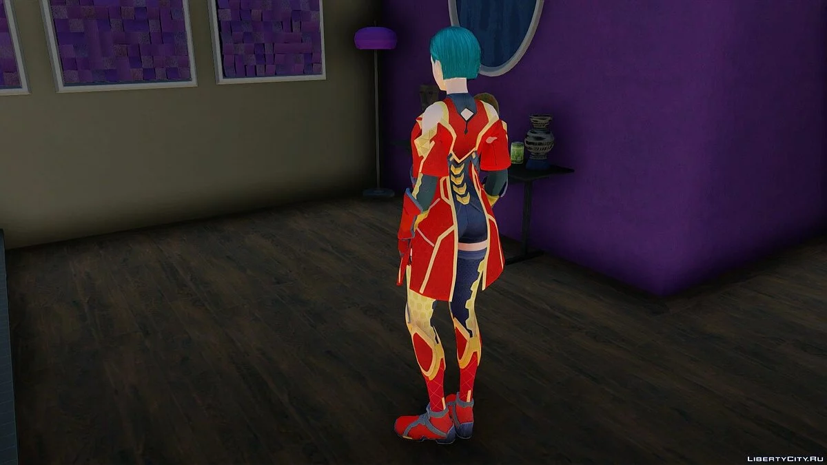 Zero Flaming Suit из Cyber Hunter / GTA San Andreas
