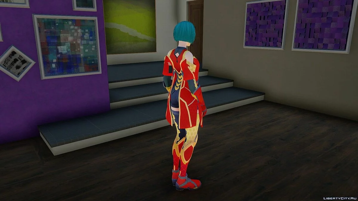 Zero Flaming Suit из Cyber Hunter / GTA San Andreas