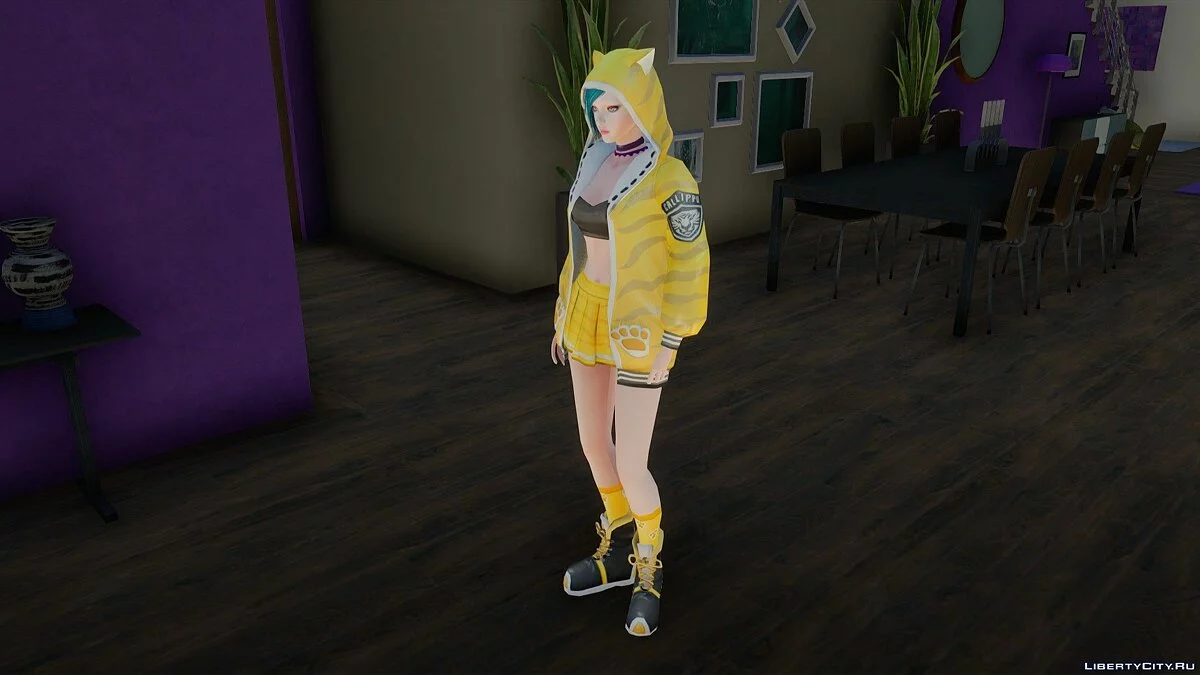 Zero Tiger Suit из Cyber Hunter / GTA San Andreas