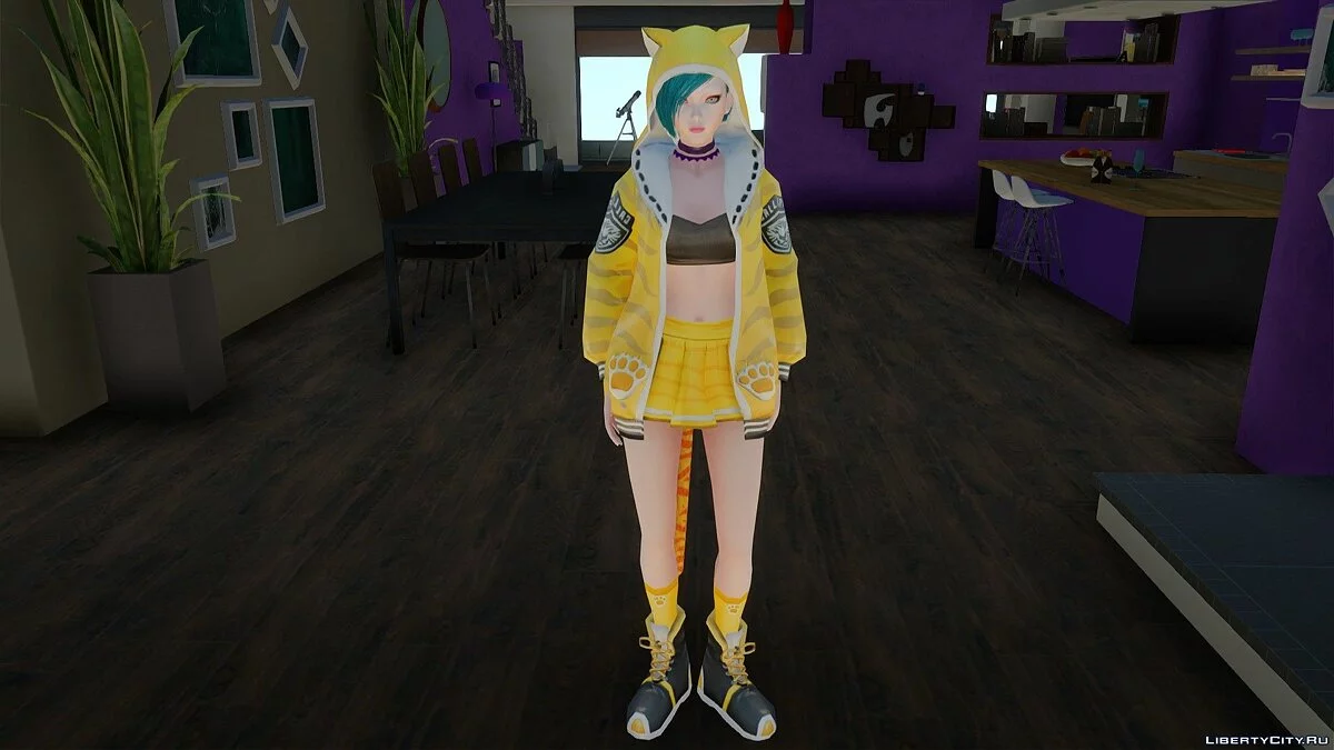 Zero Tiger Suit из Cyber Hunter / GTA San Andreas
