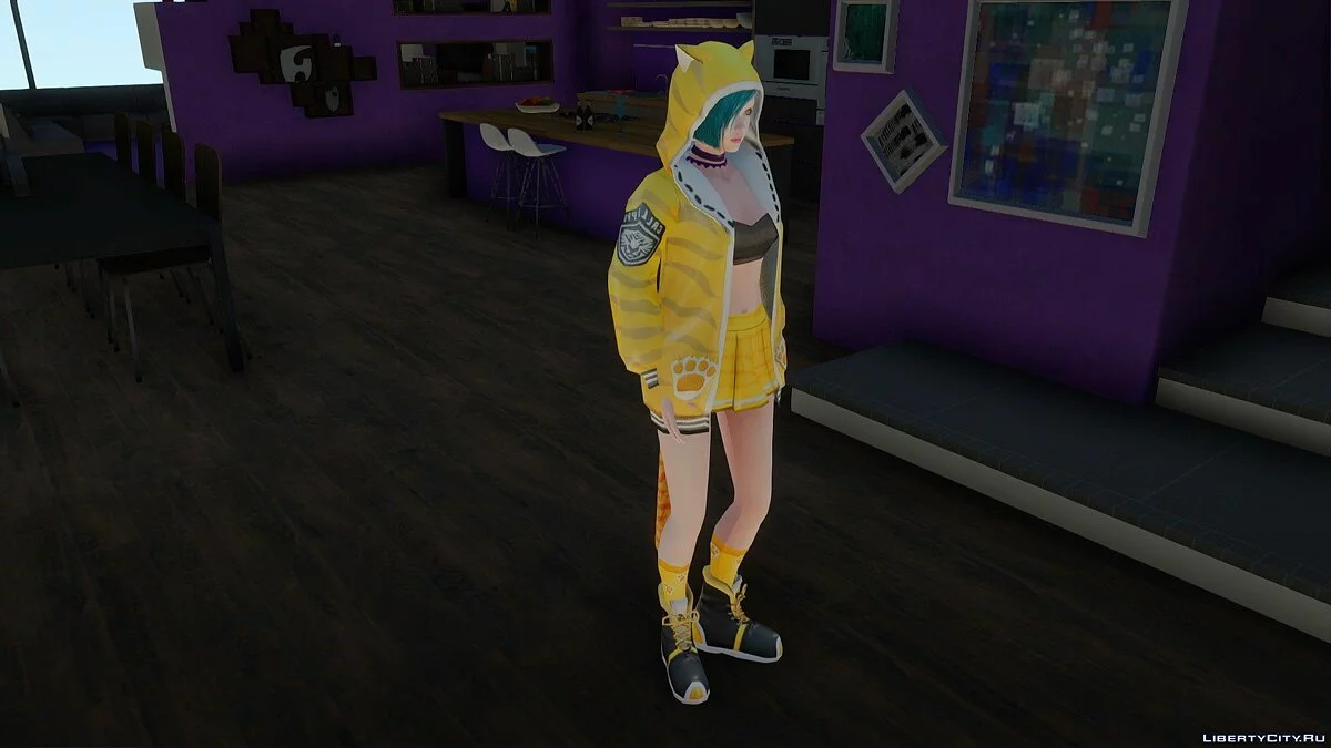 Zero Tiger Suit из Cyber Hunter / GTA San Andreas