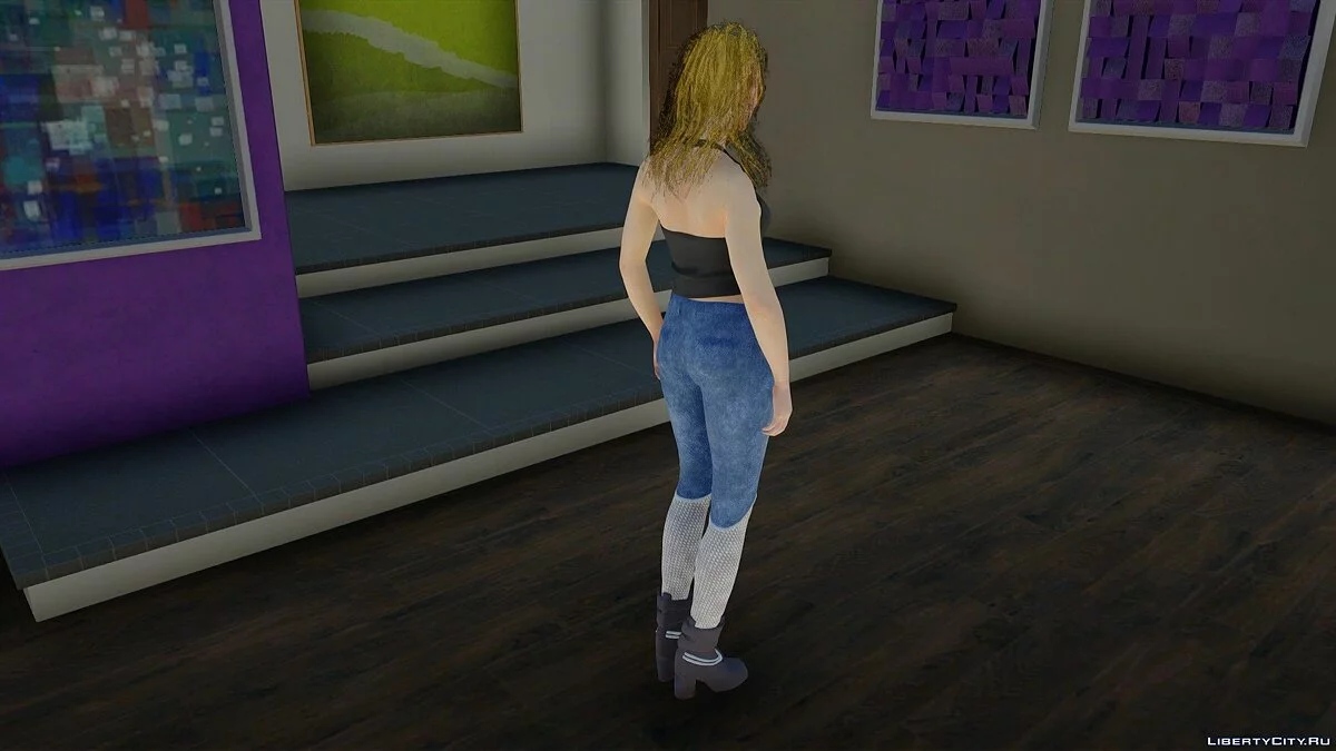 Альт Каннингем из Cyberpunk 2077 / GTA San Andreas