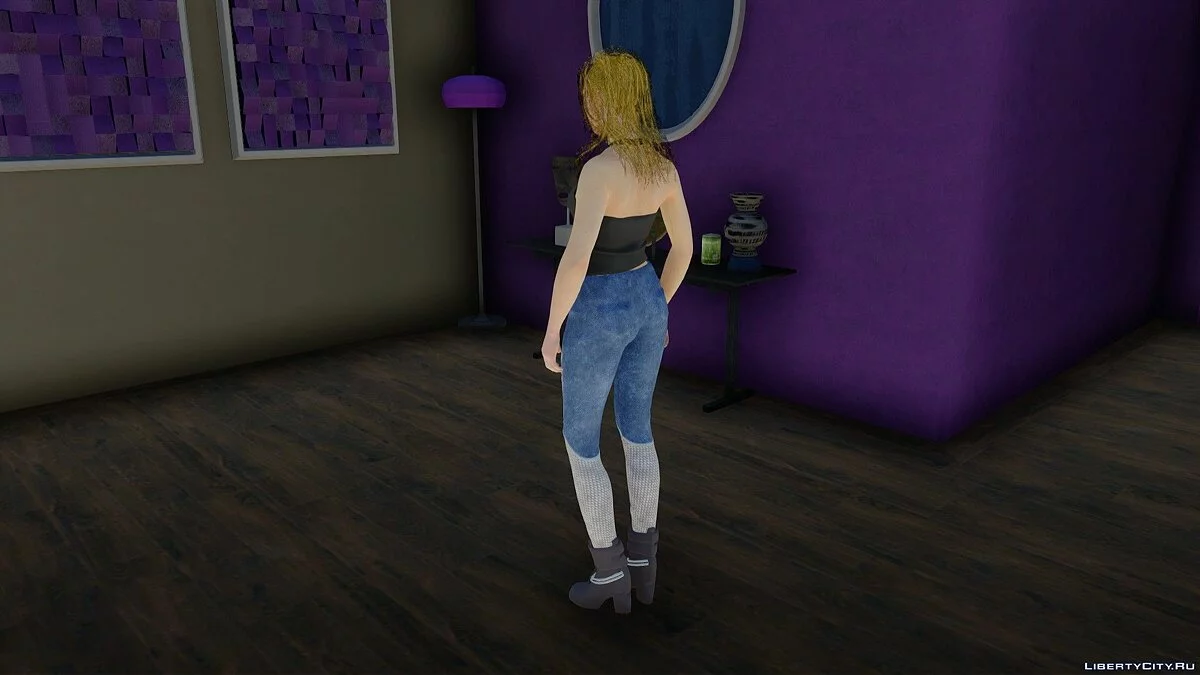 Альт Каннингем из Cyberpunk 2077 / GTA San Andreas