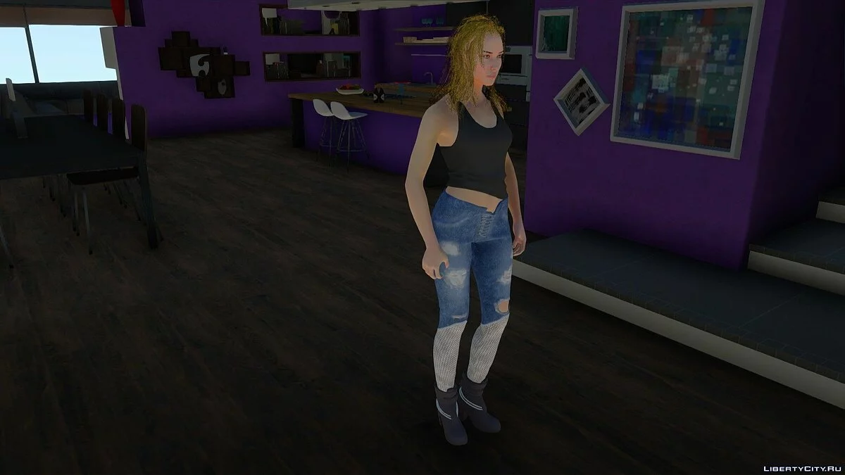 Альт Каннингем из Cyberpunk 2077 / GTA San Andreas