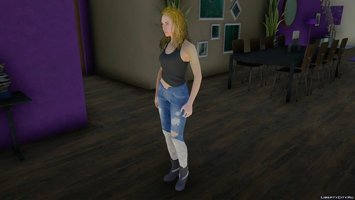 Альт Каннингем из Cyberpunk 2077 / GTA San Andreas