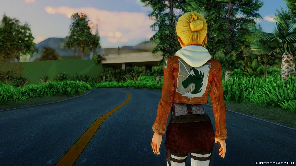 Энни Леонхарт из Shingeki No Kyojin / GTA San Andreas