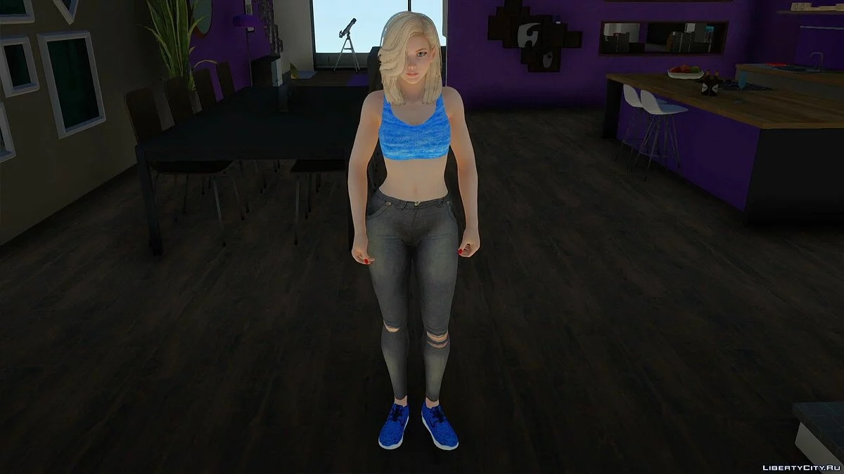 Хелена Дуглас в повседневной одежде v9 / GTA San Andreas