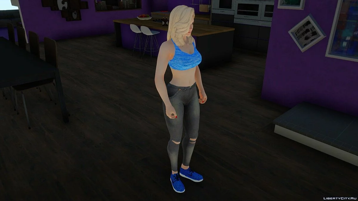 Хелена Дуглас в повседневной одежде v9 / GTA San Andreas