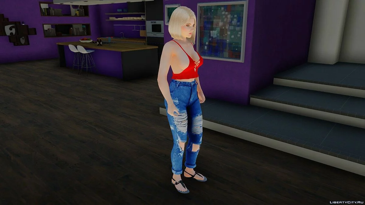 Хелена Дуглас в повседневной одежде v20 / GTA San Andreas