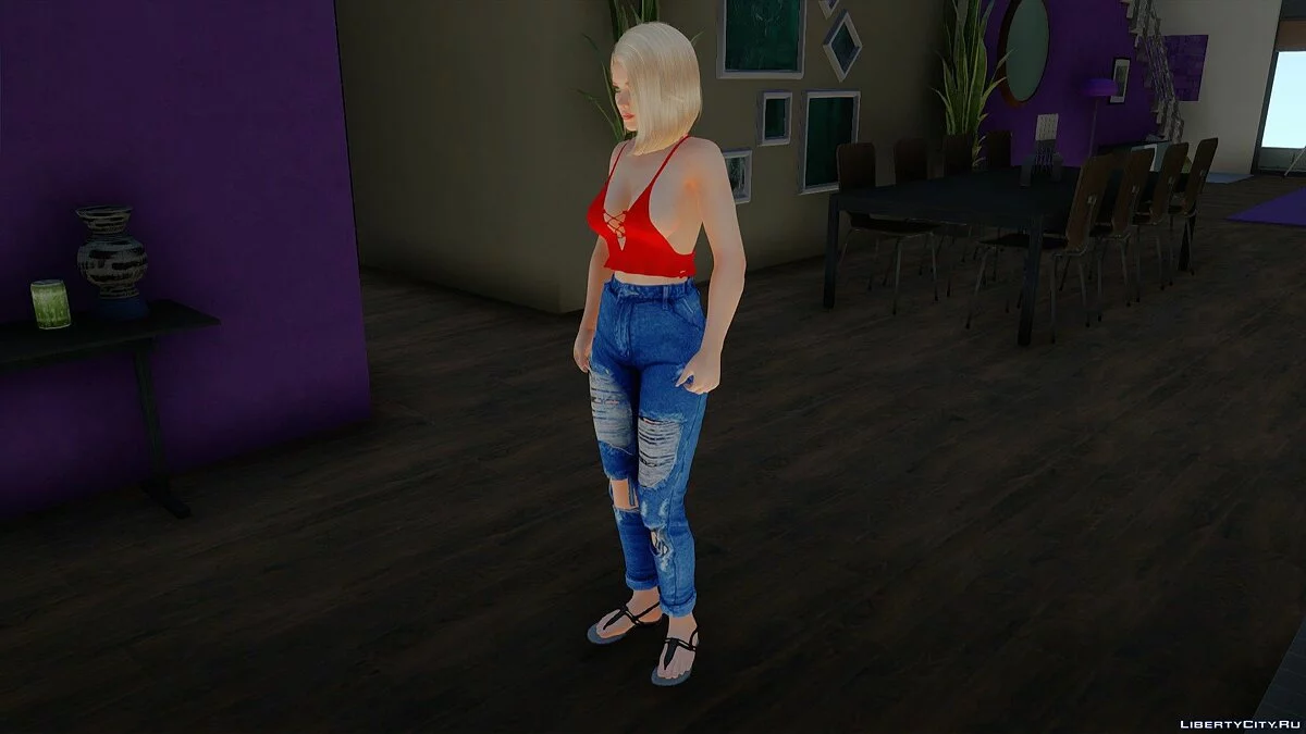 Хелена Дуглас в повседневной одежде v20 / GTA San Andreas