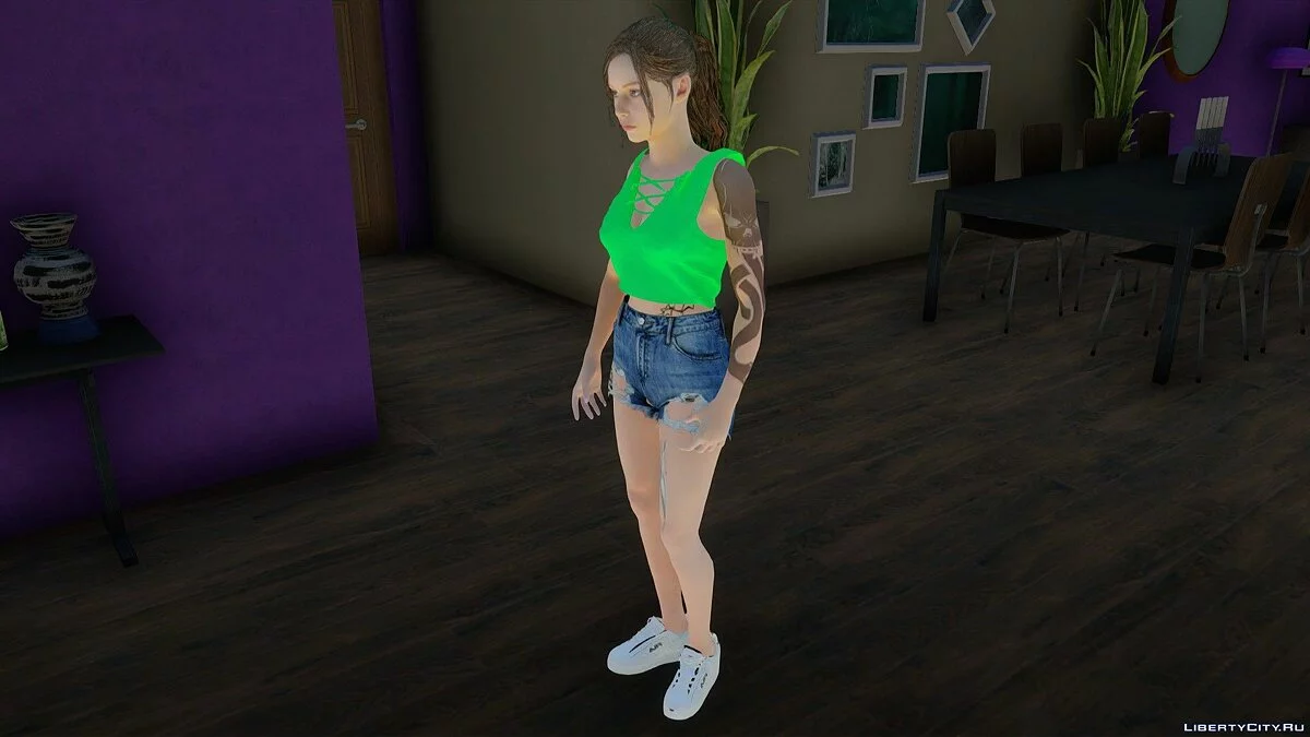 Клэр Рэдфилд в повседневной одежде / GTA San Andreas