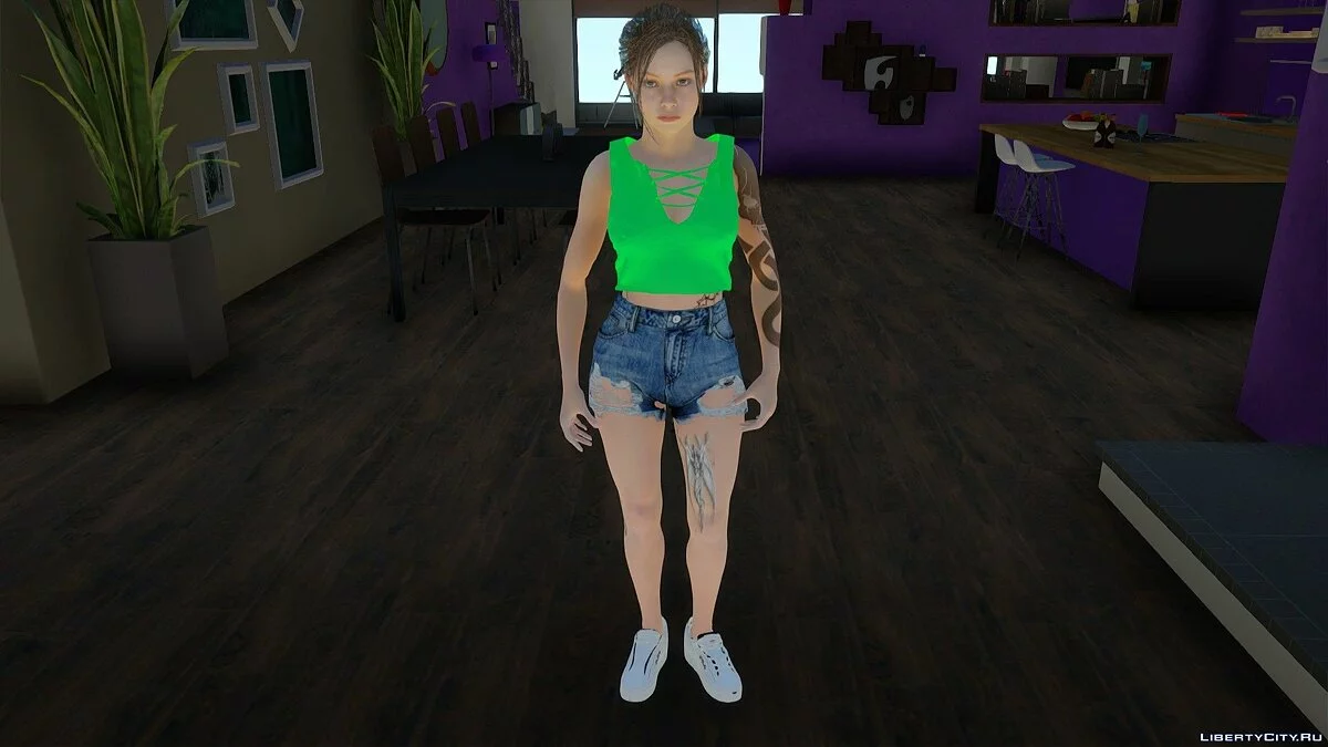 Клэр Рэдфилд в повседневной одежде / GTA San Andreas