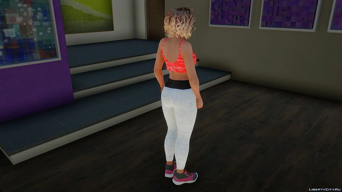 Лиза Хэмилтон в повседневной одежде v10 / GTA San Andreas
