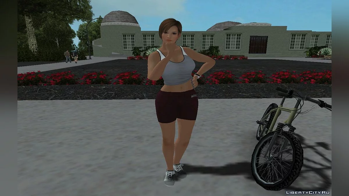 Лиза Хэмилтон в тренировочной одежде  / GTA San Andreas