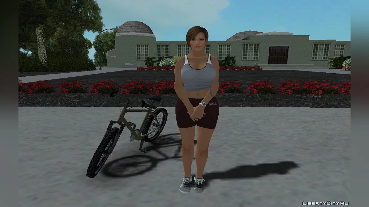 Лиза Хэмилтон в тренировочной одежде  / GTA San Andreas