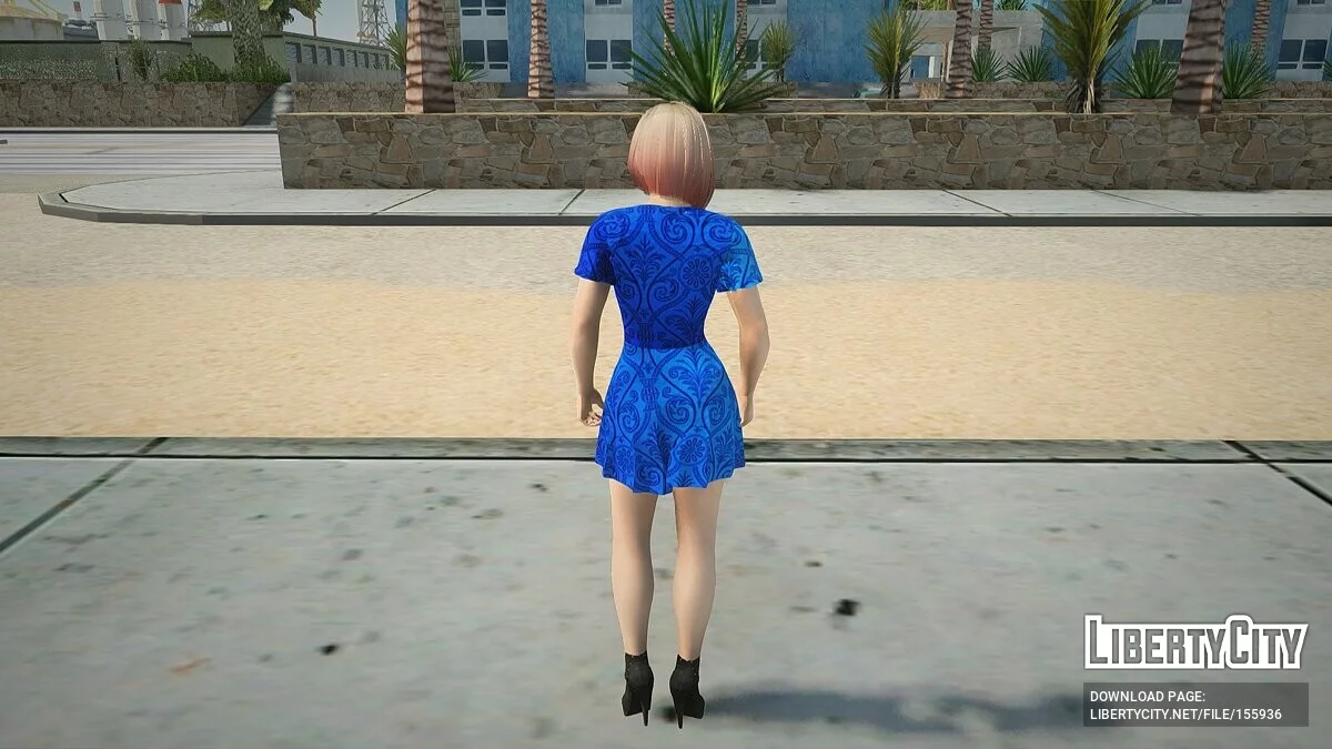 Мила в повседневной одежде v10 / GTA San Andreas