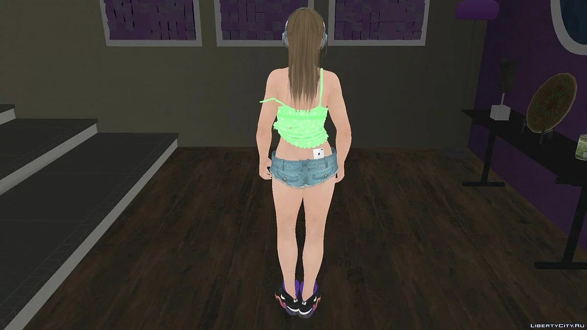 Мисаки в повседневной одежде v9 / GTA San Andreas