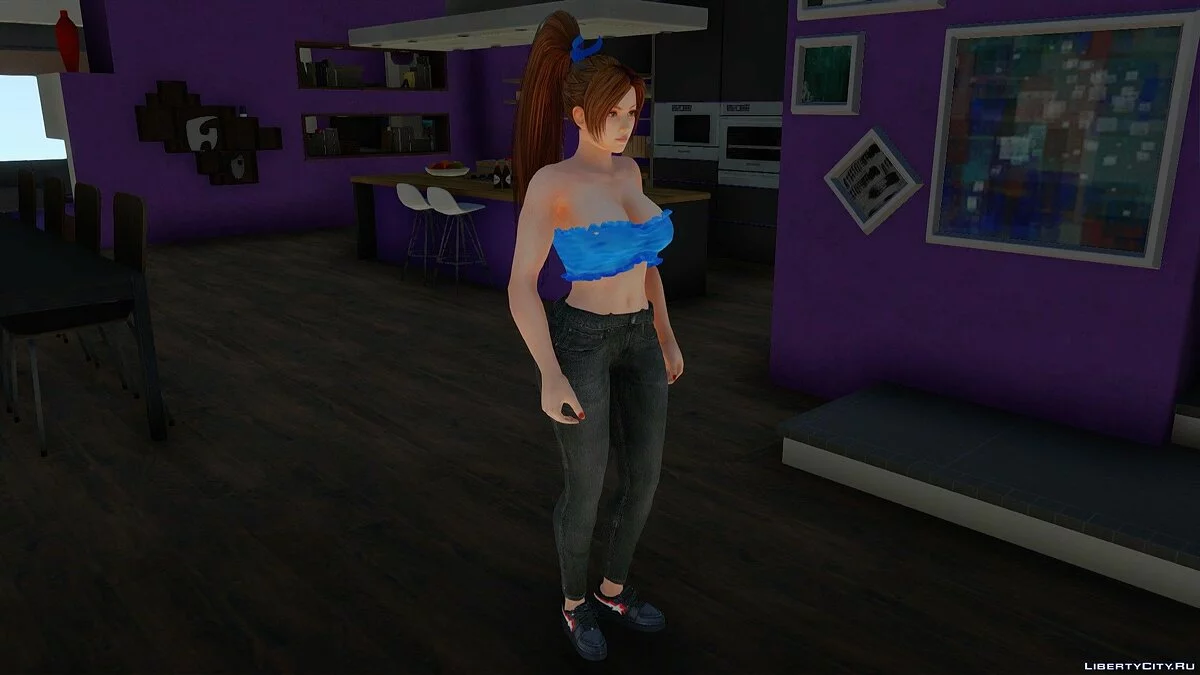Мэй Ширануи в повседневной одежде v12 / GTA San Andreas