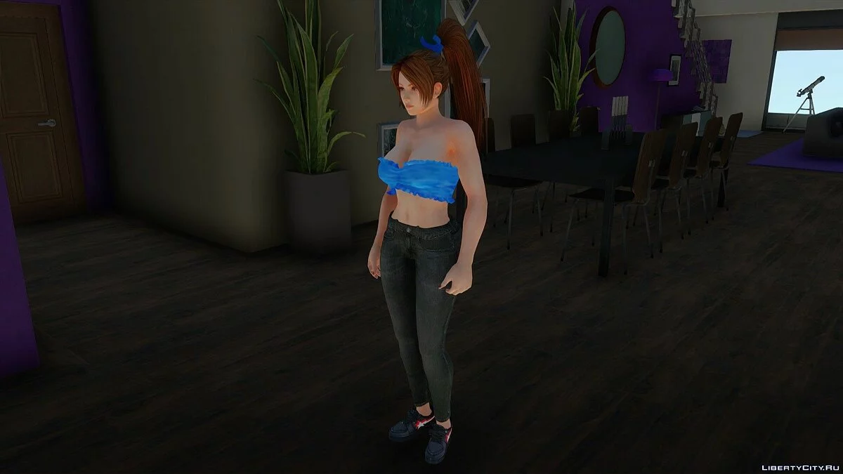 Мэй Ширануи в повседневной одежде v12 / GTA San Andreas