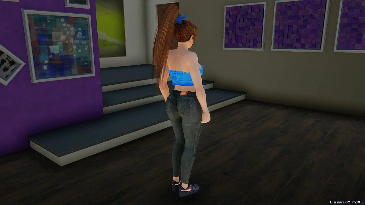 Мэй Ширануи в повседневной одежде v12 / GTA San Andreas