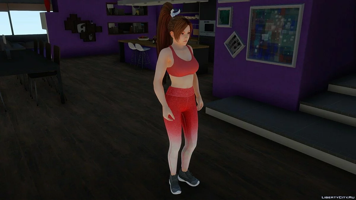 Мэй Ширануи в спортивной одежде / GTA San Andreas