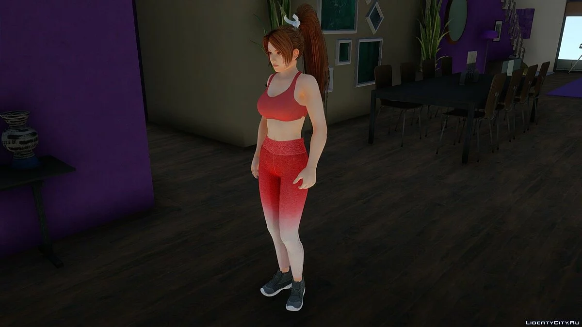 Мэй Ширануи в спортивной одежде / GTA San Andreas