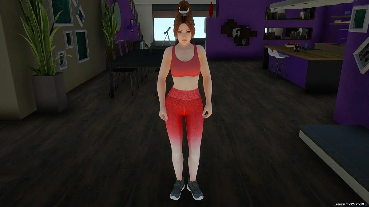 Мэй Ширануи в спортивной одежде / GTA San Andreas