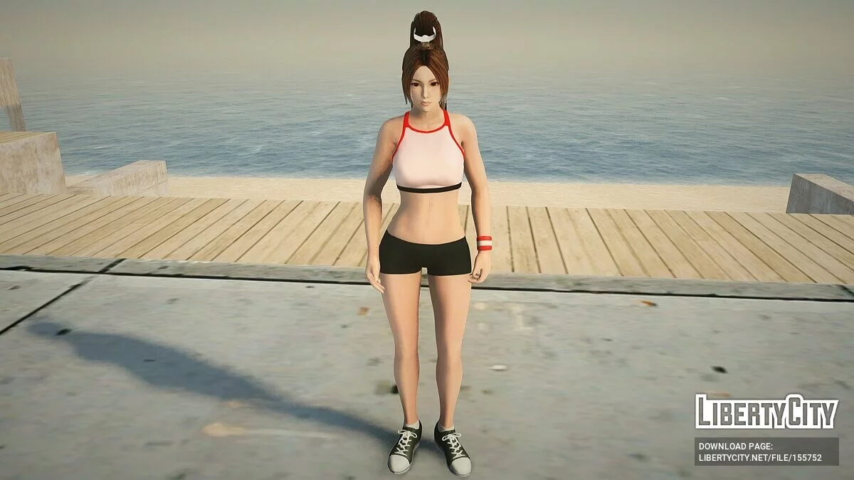 Мэй Ширануи в спортивном костюме / GTA San Andreas