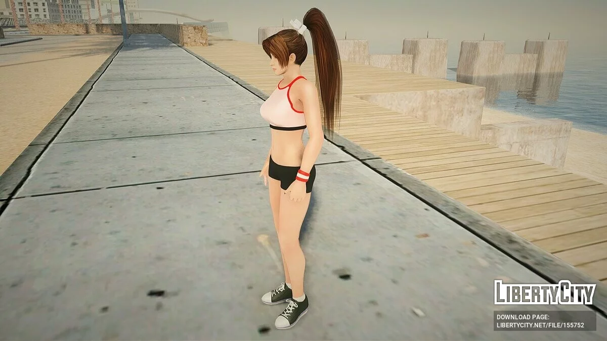 Мэй Ширануи в спортивном костюме / GTA San Andreas