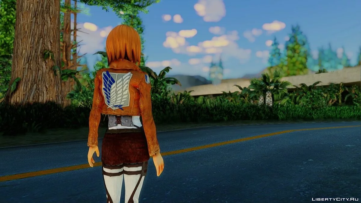 Петра Рал из Shingeki No Kyojin / GTA San Andreas