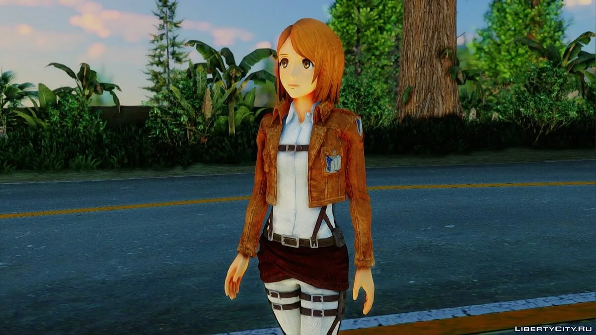 Петра Рал из Shingeki No Kyojin / GTA San Andreas