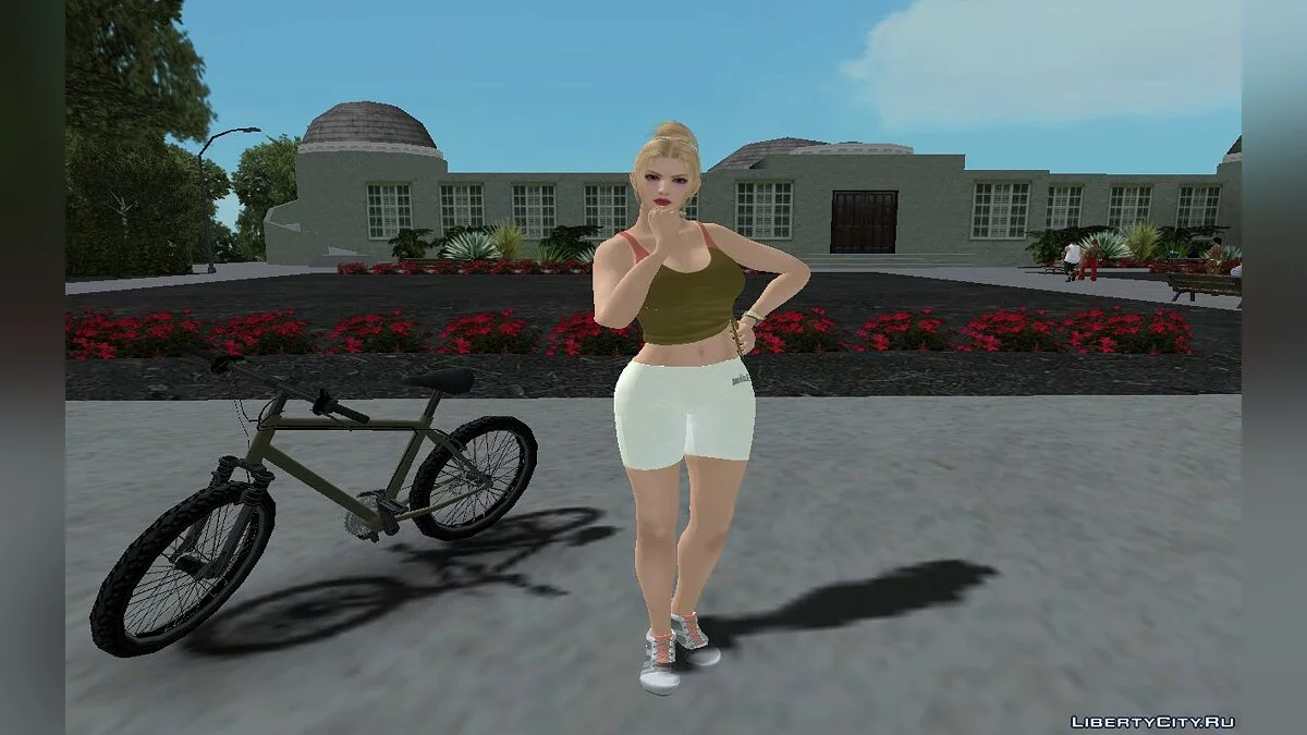 Рэйчел в тренировочном наряде / GTA San Andreas